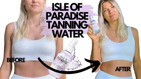 how to use isle of paradise tanning water